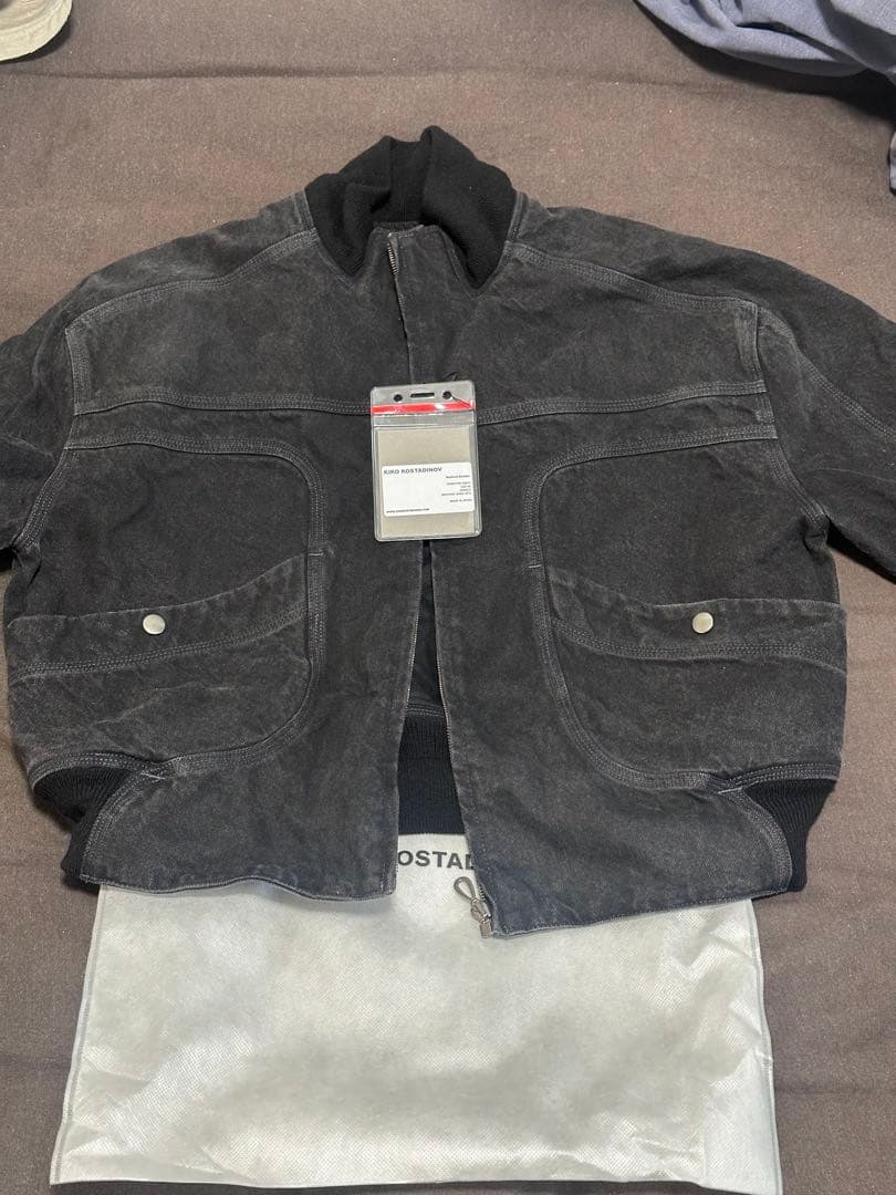 Kiko kostadinov Konkord jacket Kiko Kostadinov Konkord Denim Brown