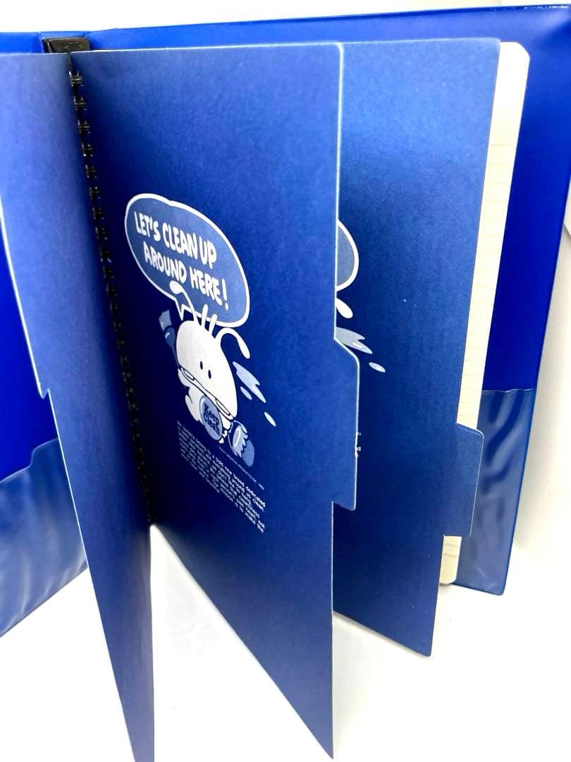 昭和レトロ】当時物 未使用 BAIKIN-KUN バインダー バイキンくん