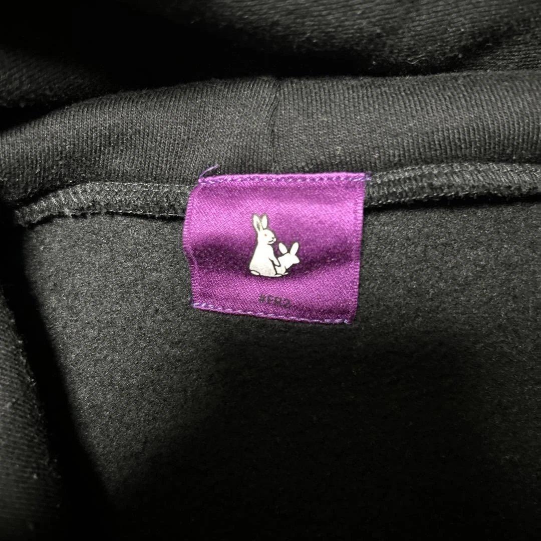 希少サイズ　FR2 エフアールツー　ビックロゴパーカー　ストリート　うさぎ　兎