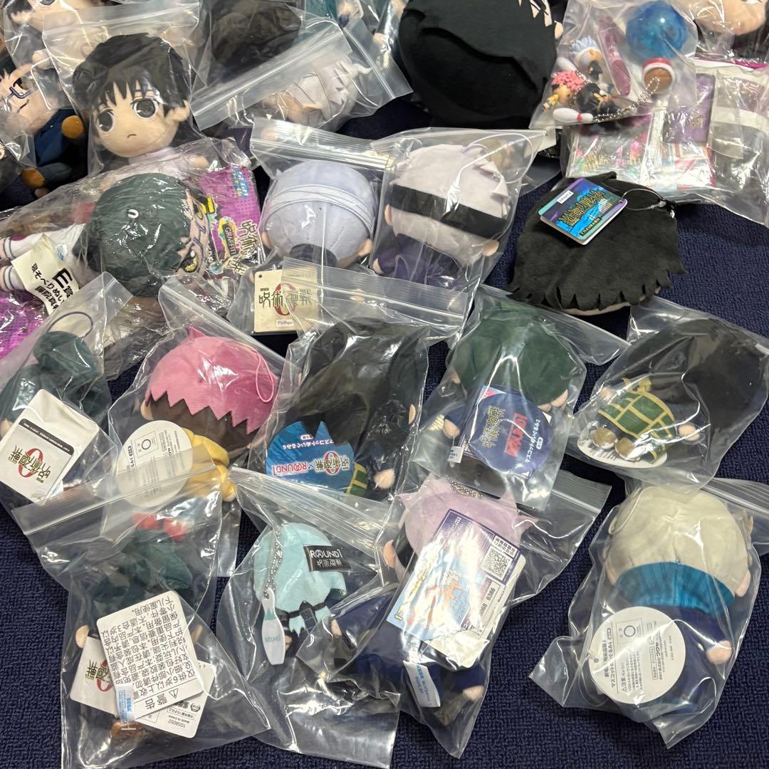 呪術廻戦 まとめ アニメグッズ マスコットぬいぐるみ キーホルダー 缶バッジ