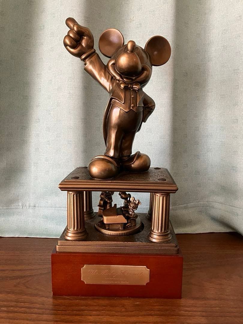 非売品】ディズニーオーケストラー ブロンズ像 オルゴール 第一生命