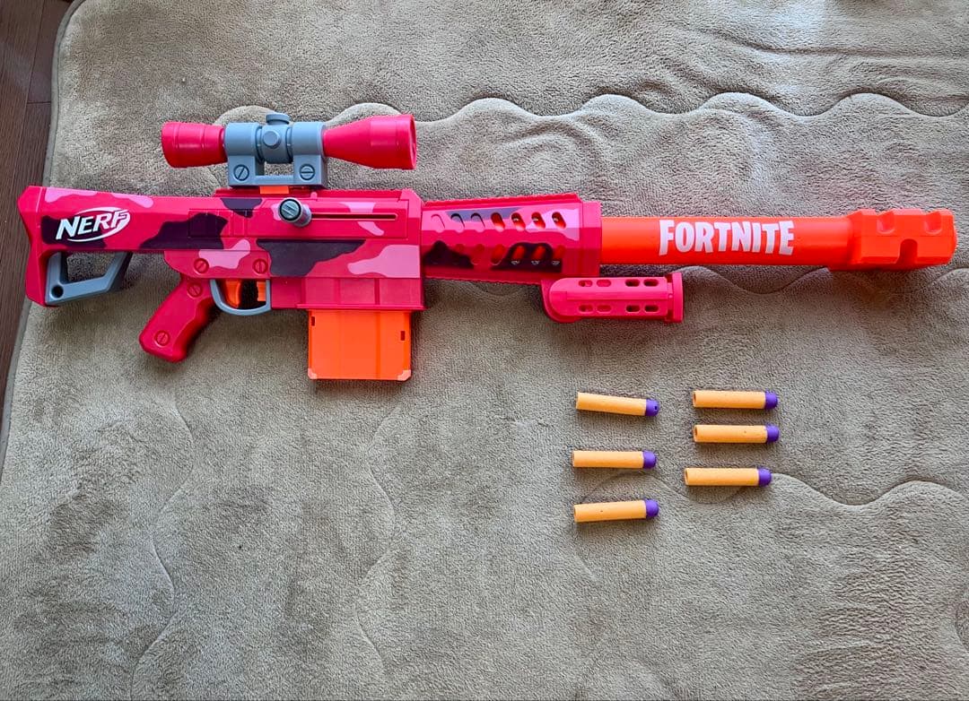 箱付きナーフ フォートナイト ヘビースナイパーライフル