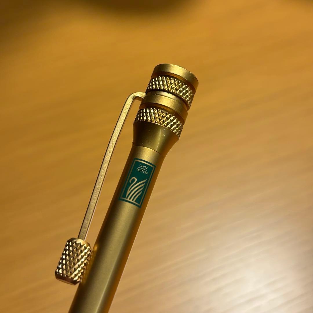 GLOBE-TROTTER グローブトロッター ゴールド ボールペン 真鍮