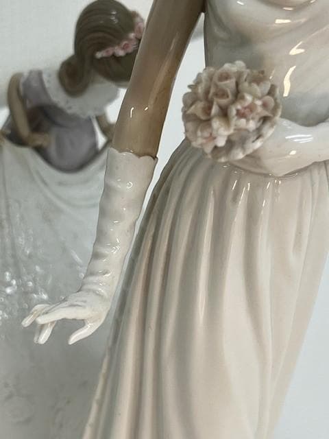 お値下げ《美品》LLADRO リヤドロ 置物 花嫁がやってくる 結婚式ブライダル