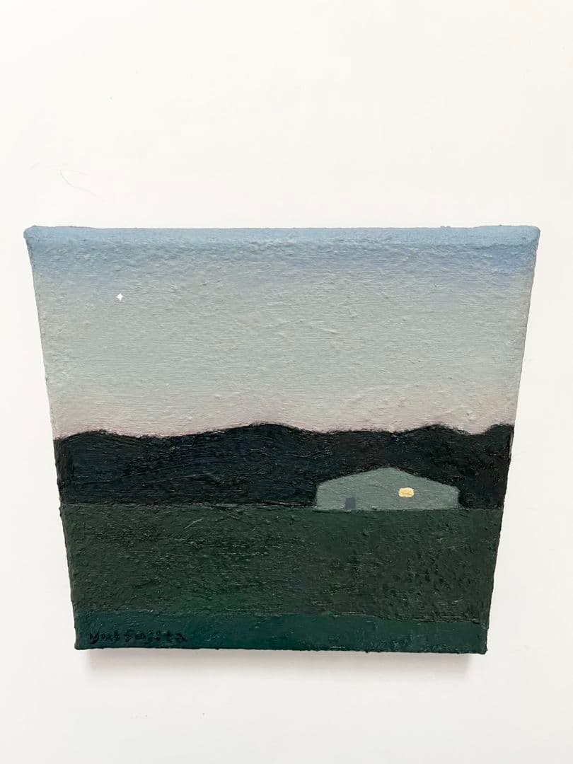 油彩画　一番星