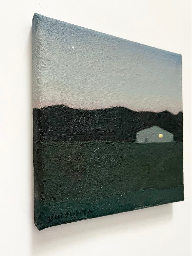 油彩画　一番星