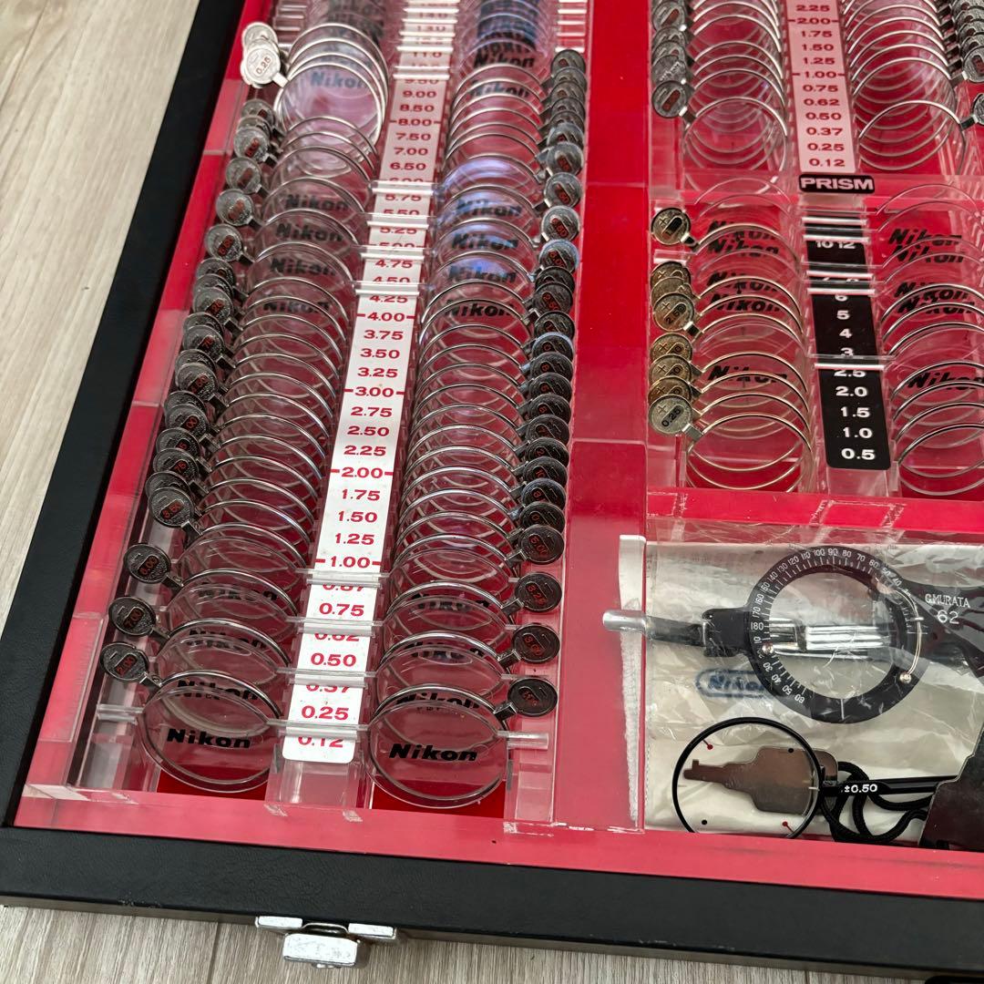 Nikon 検眼レンズセット アタッシュケース入り 昭和レトロ 視力検査機