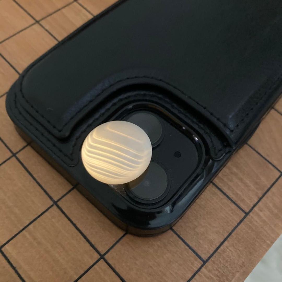 【美品】囲碁盤　本蛤碁石　へそ付き　脚付き　蛤碁石　囲碁盤　雪印　松寿