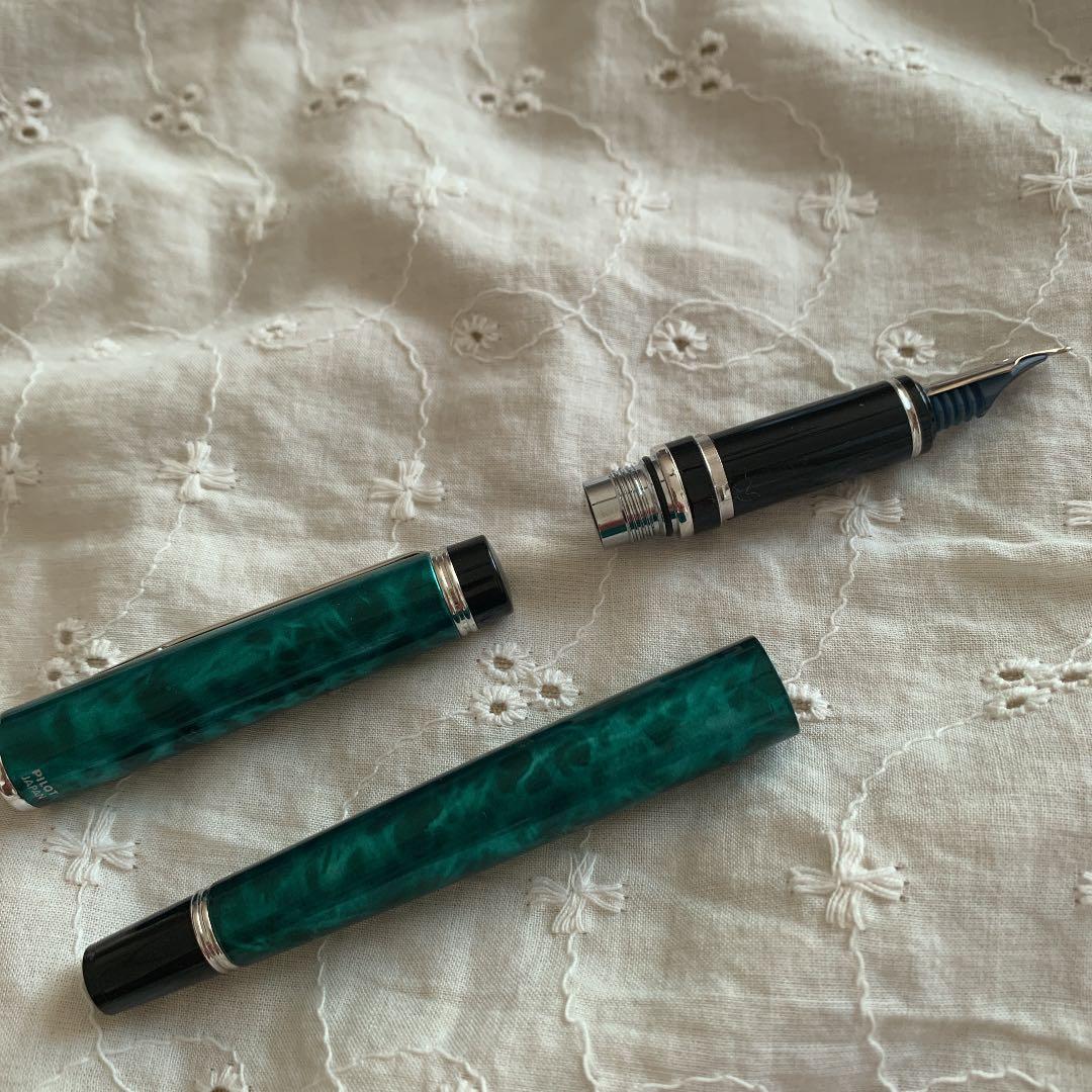 販売済み パイロット万年筆 グランセ Fニブ 希少デザイン パイロット