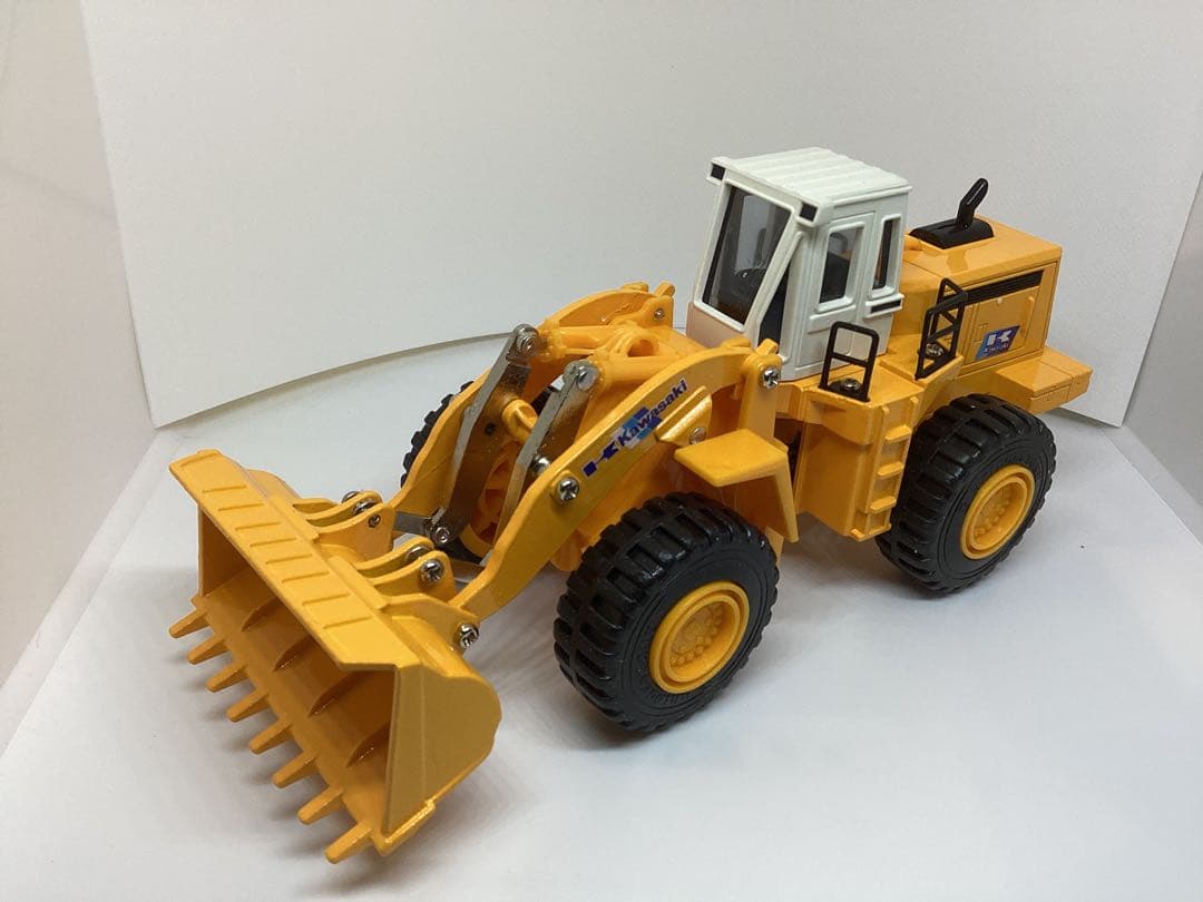 ヨネザワ　ダイヤペットミニカーK-25 川崎ホイールローダ 90Z-III絶版品