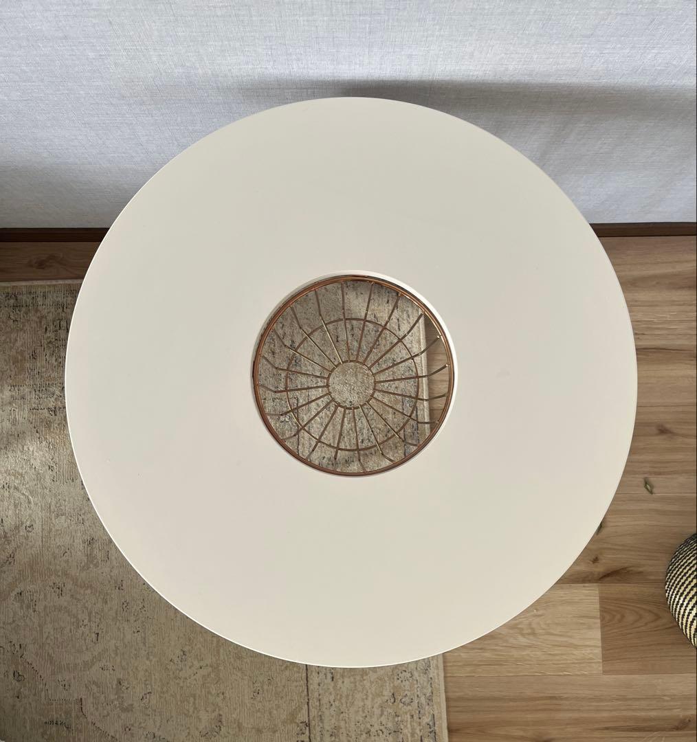 値下げ中】KANADEMONO 「暮らし」×「グリーン」 サイドテーブル白