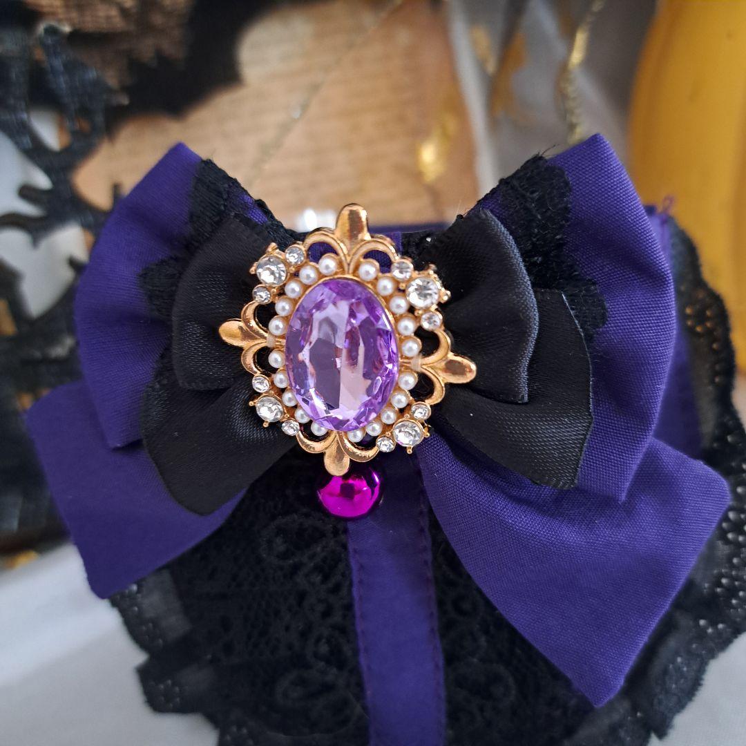 ハロウィン、ゴスロリスタイ(③)わんちゃん猫ちゃん用 N110721