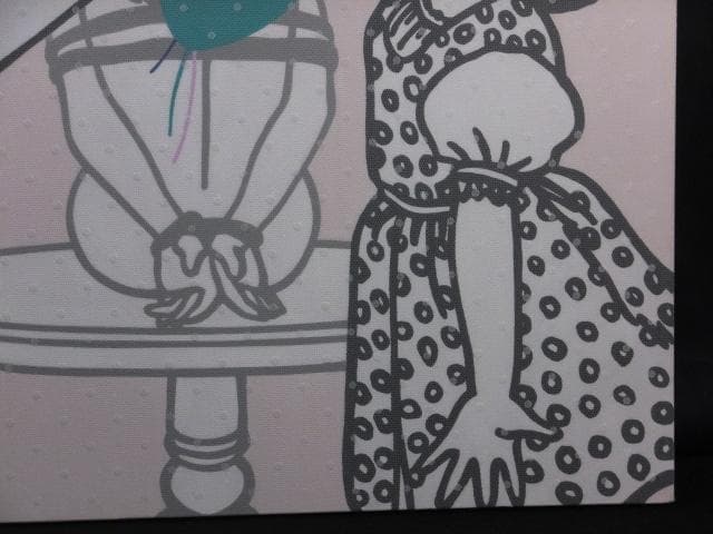 ヤン・ヒ 直筆サイン『Private Party』アクリル絵具 0718I