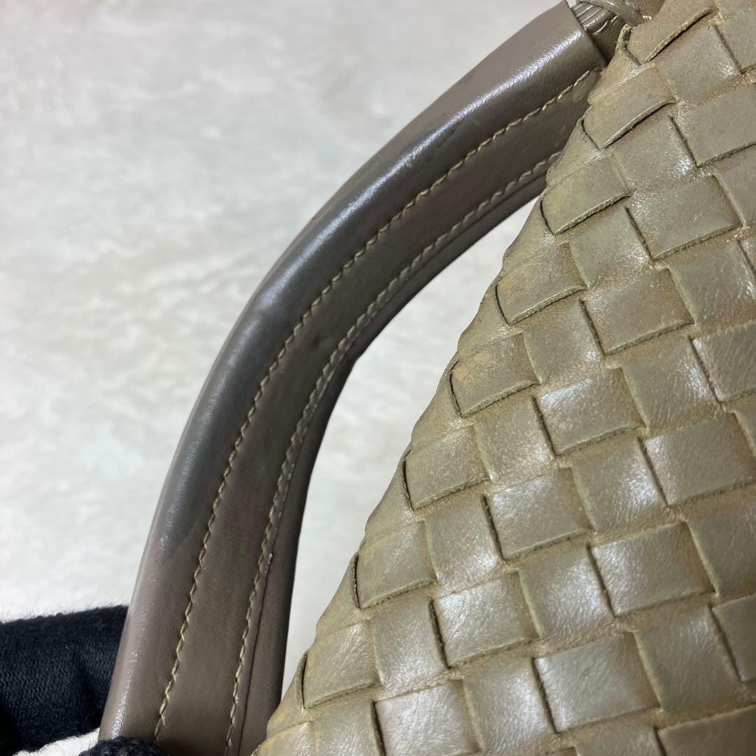 ボッテガヴェネタ✨イントレチャート ビジネスバッグ 本革 A4 オリーブグリーン