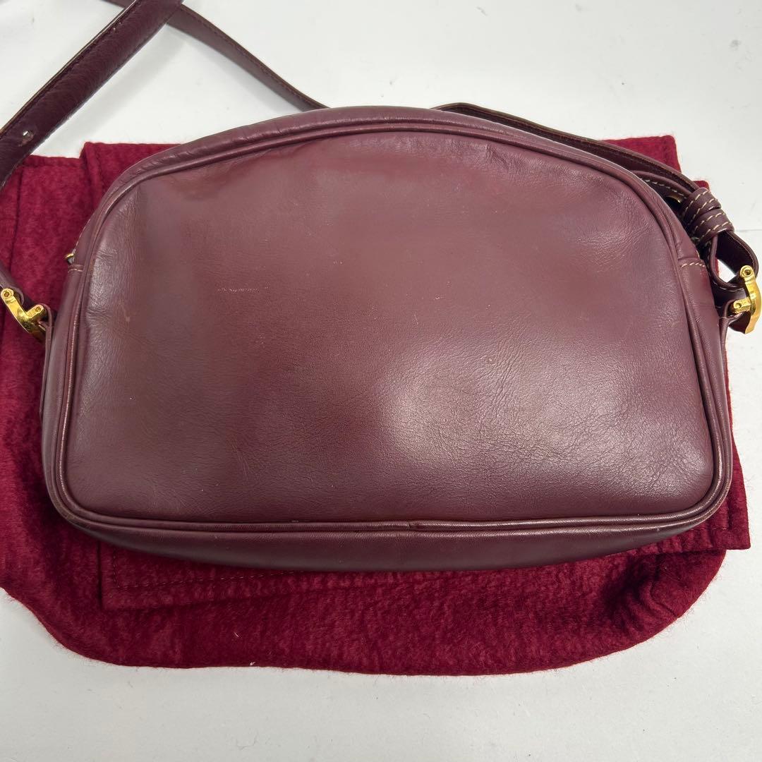 【良品✨】カルティエ　マストライン　ショルダーバッグ　カメラバッグ　2way