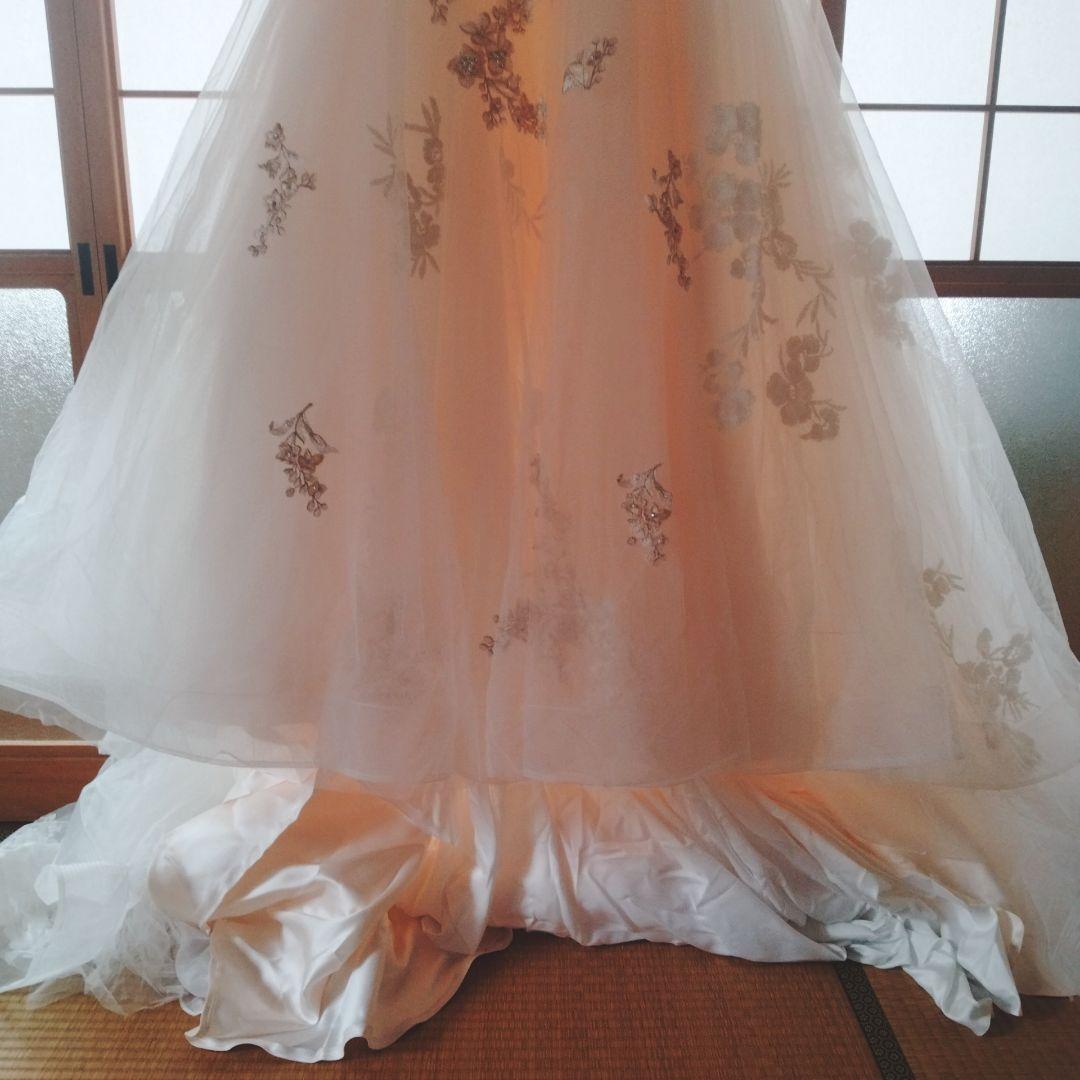 【中古品】ココメロディ　ドレス　7号　LD5148 パニエ付き