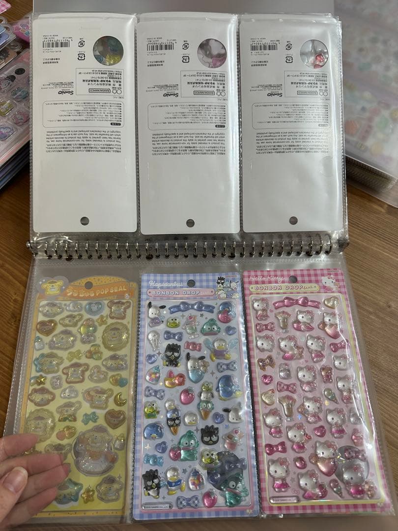 最終お値下げ！早い者勝ち！ボンボンドロップシール　シールまとめ売り！126点！