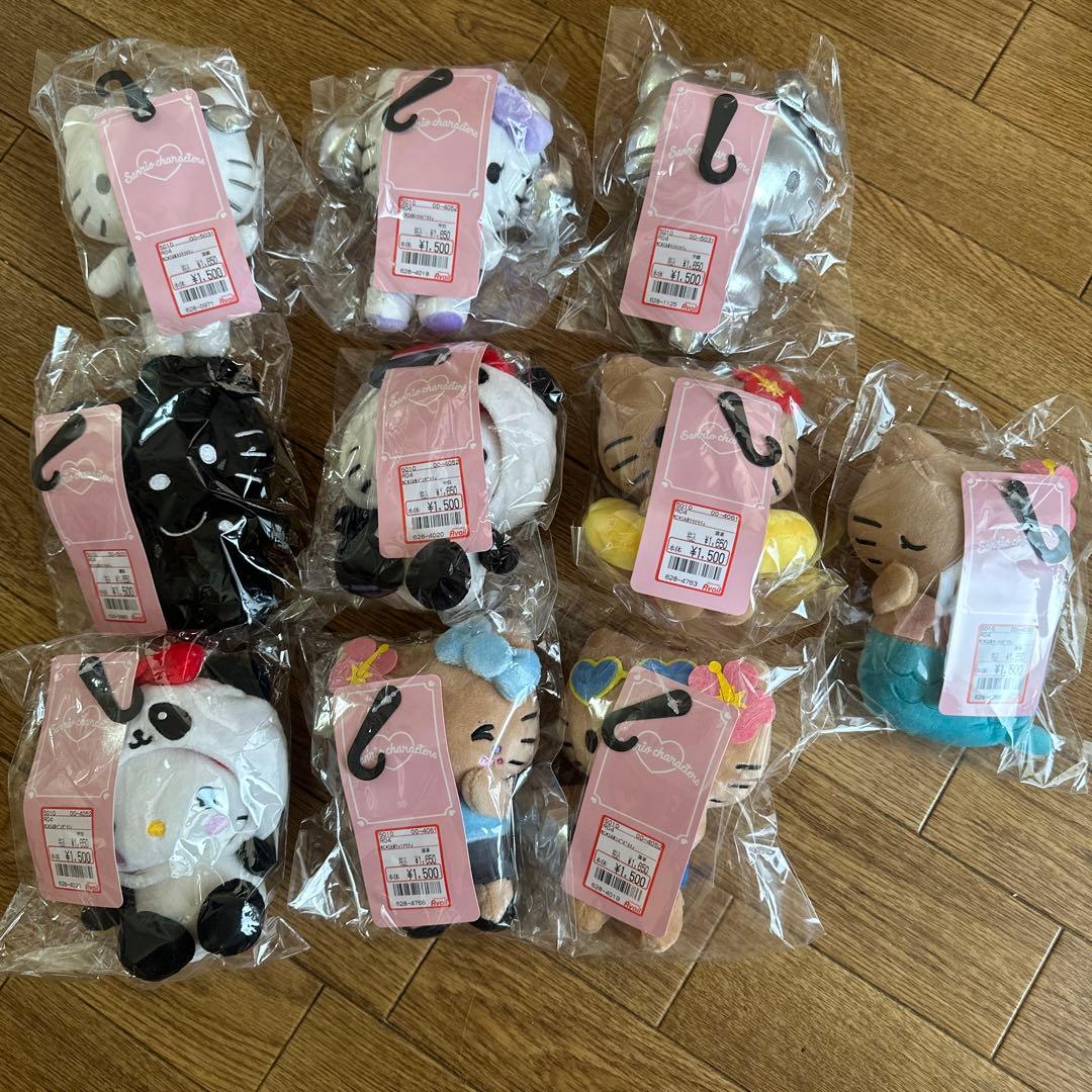 Avail ハローキティ50周年 マスコットチャーム 10体セット アベイル