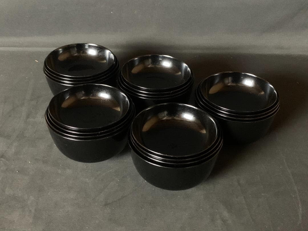 塗師 久世宗春造 黒真塗 懐石揃い 天然木 共箱 茶懐石道具茶道具 910