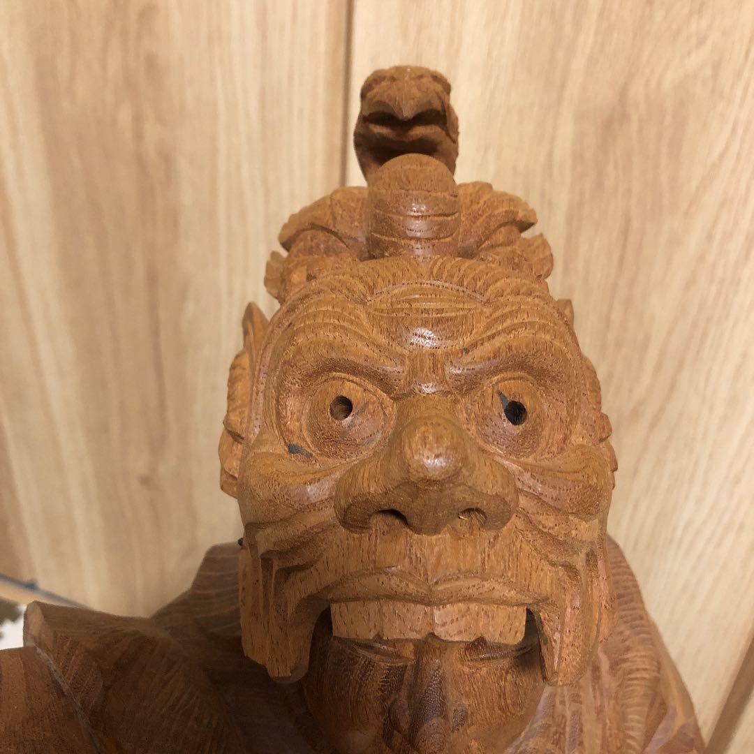 蘭陵王 仏像（木像）仕入れ価格で35程！