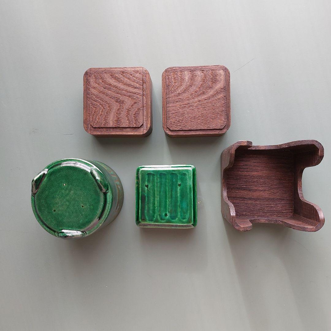 茶道具 表千家 七事式 香盆（桑） 聞香炉 重香合 香道具セット - メルカリ