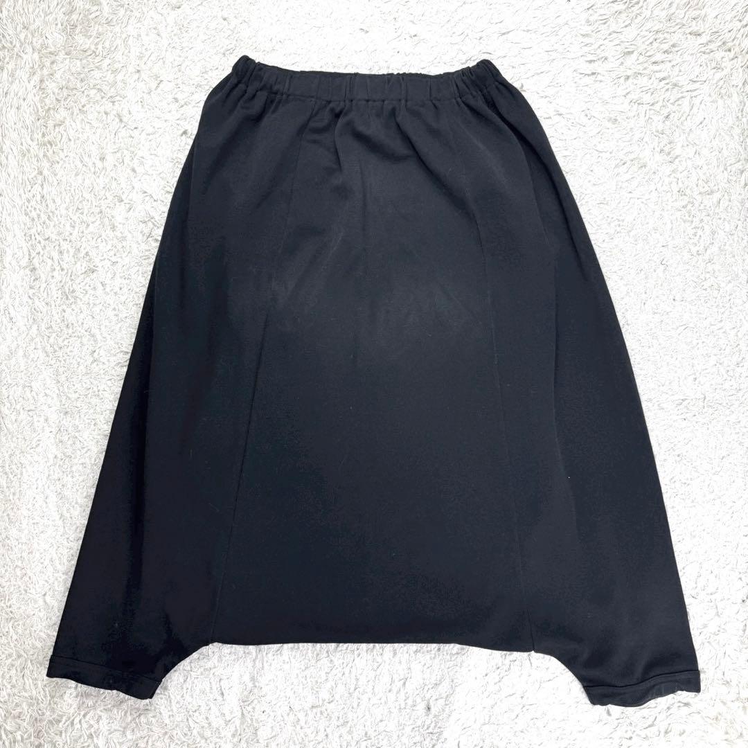 コムデギャルソン ポリエステルジャージー サルエルパンツ 2005年 ブラック