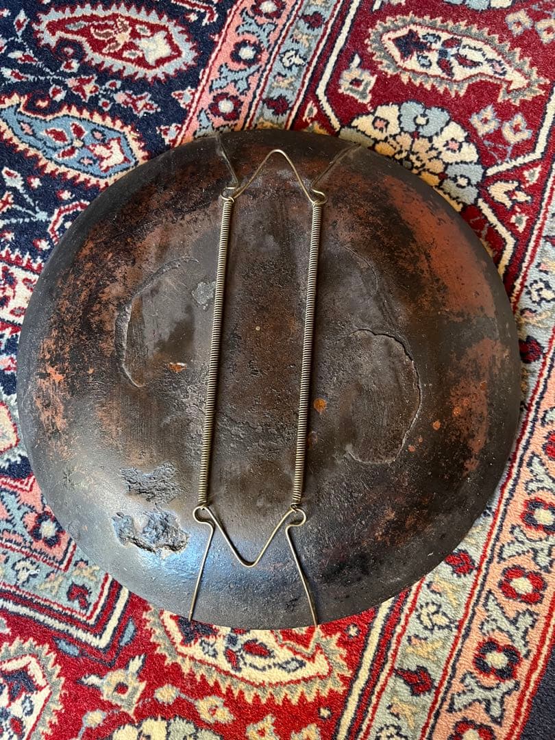 19世紀アンティーク/古民藝アメリカ/レッドウェア/スリップウェア パイ