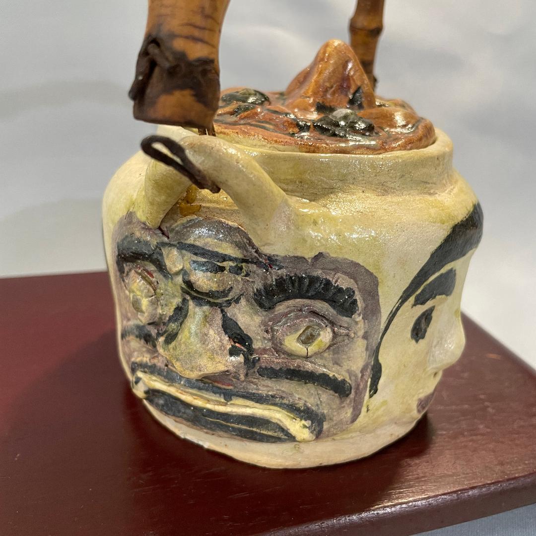 骨董品です！ユニークな急須 おかめ 火男 鬼など K2311