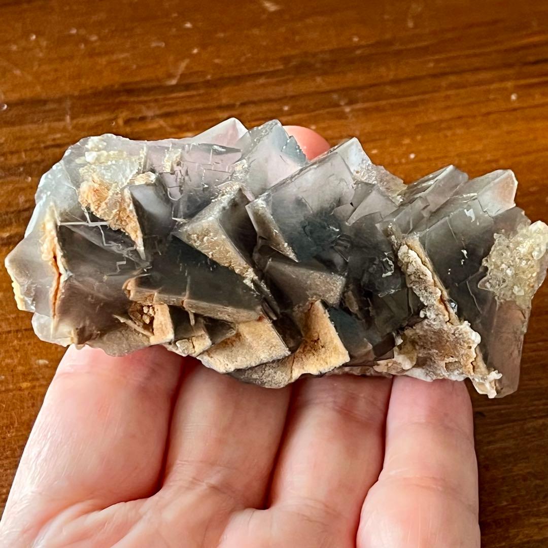 美品 フローライト グレー 半透明 561.25ct 一点物 蛍石 原石 鑑賞石