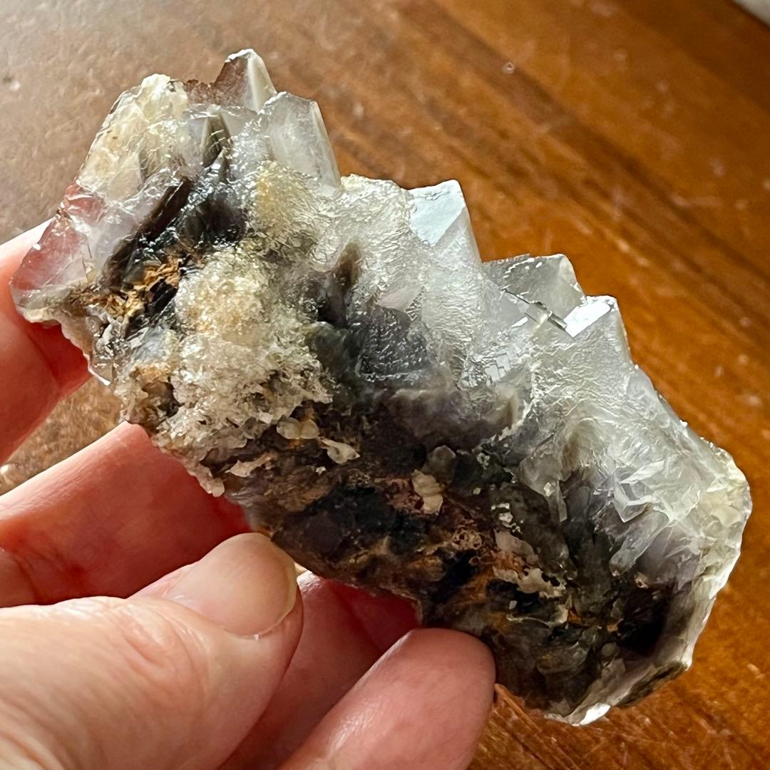 美品 フローライト グレー 半透明 561.25ct 一点物 蛍石 原石 鑑賞石