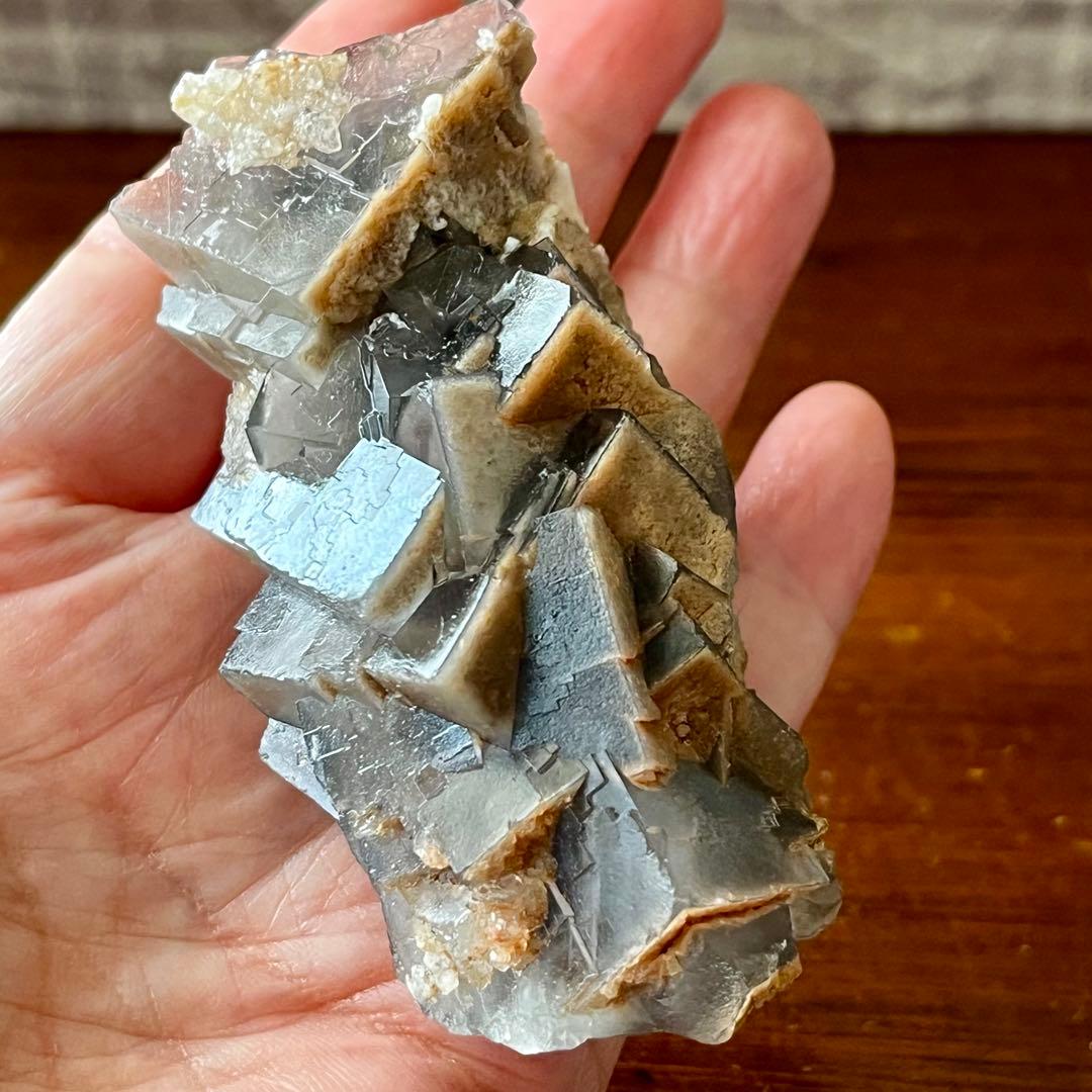 美品 フローライト グレー 半透明 561.25ct 一点物 蛍石 原石 鑑賞石