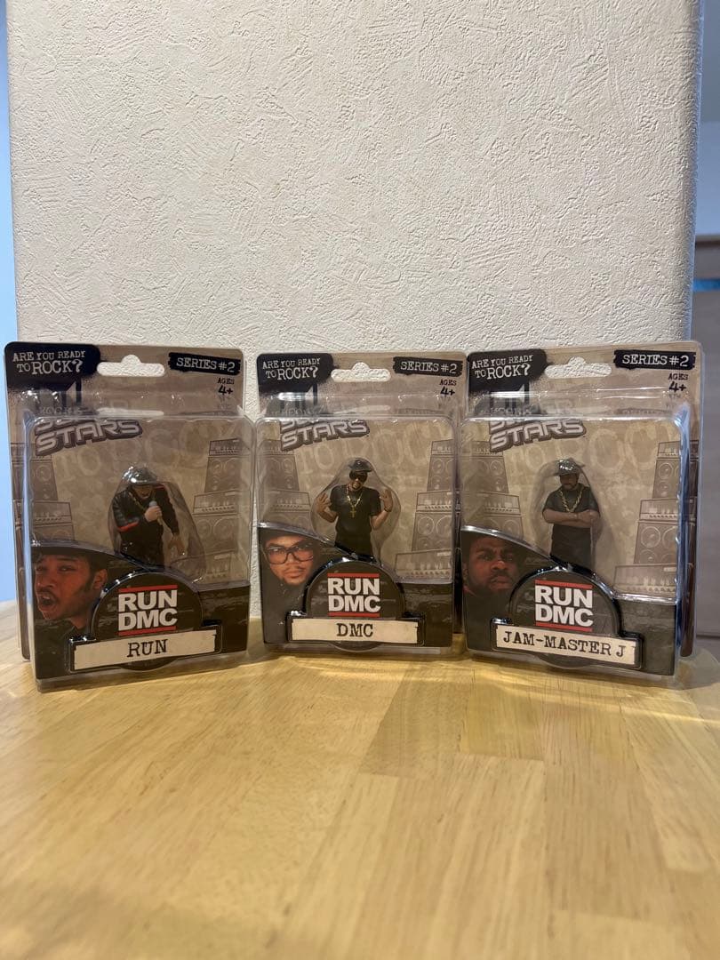 RUN DMC フィギュア 3体セット