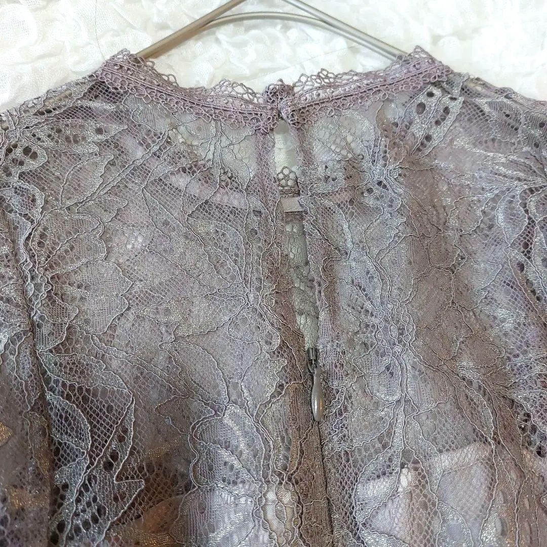 【美品】スナイデル シャイニーレースドレス パーティー オケージョン マキシ丈