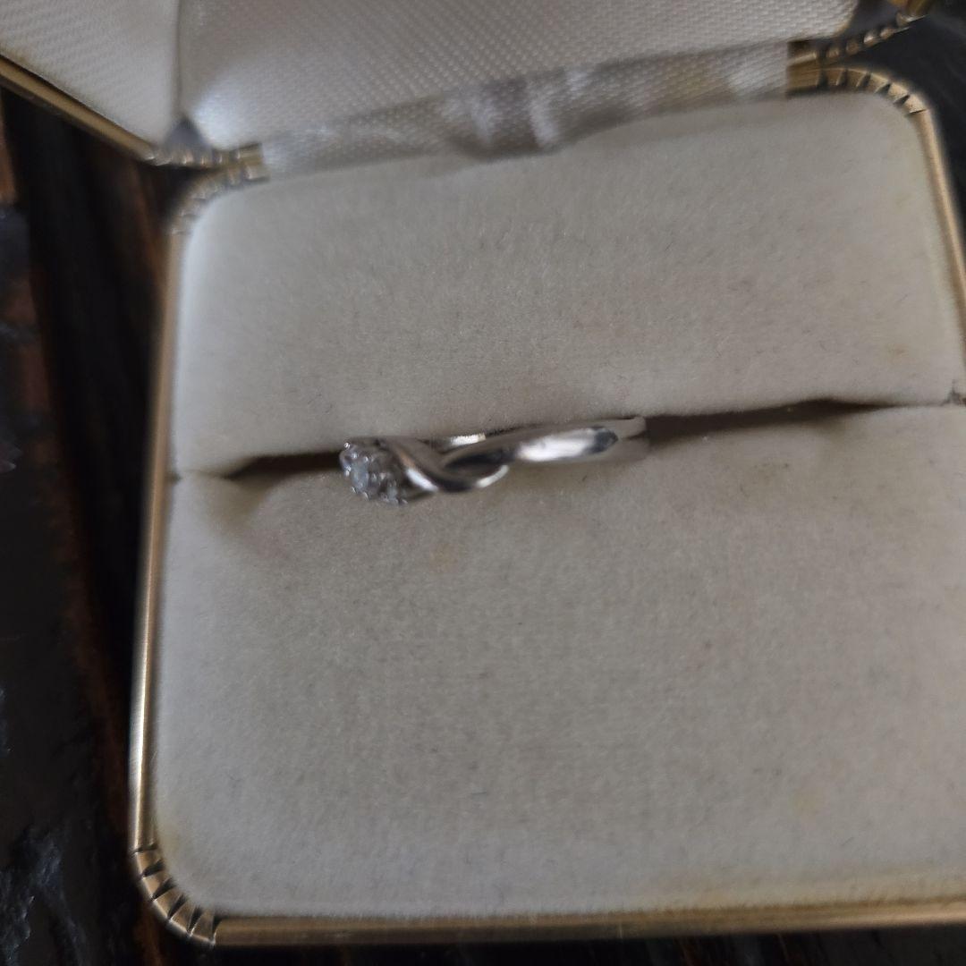 プラチナ900総量3g ダイヤモンド リング