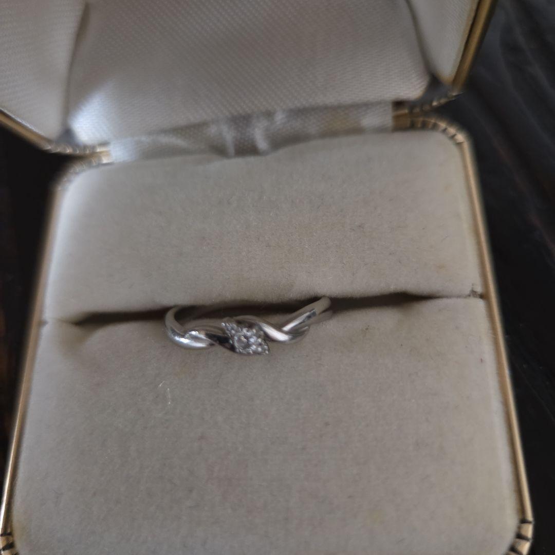 プラチナ900総量3g ダイヤモンド リング