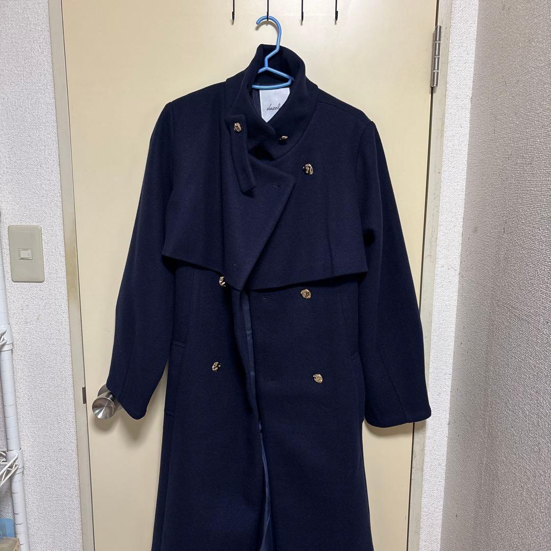 dazzlin 2WAYカラーレディコート ネイビー M dazzlin 2WAYカラーレディ