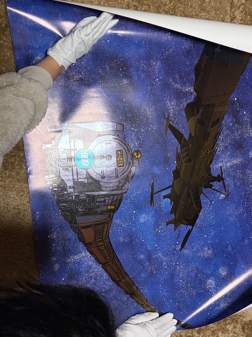 【未使用・限定品】 松本零士世界展 銀河鉄道999 オリジナルポスター3種セット