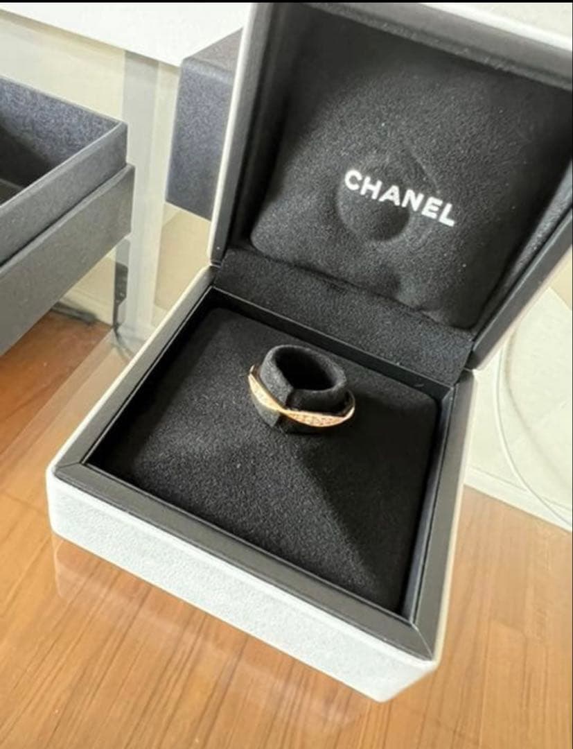 CHANEL カメリア ハーフエタニティリング　J10836#49
