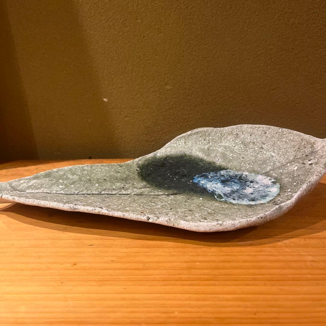 辻村唯 自然釉朴葉皿 大 1枚 - メルカリ
