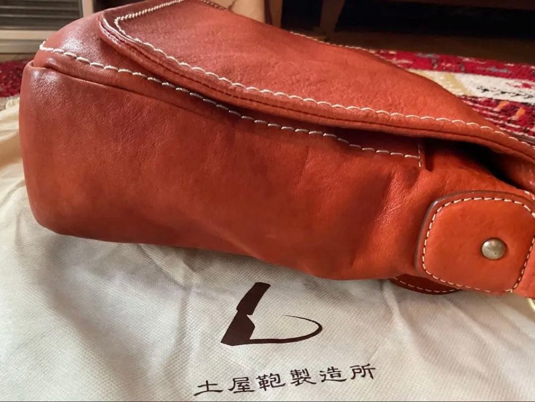 土屋鞄＃ショルダーバッグ＃オレンジ保存袋付きの通販はau PAY