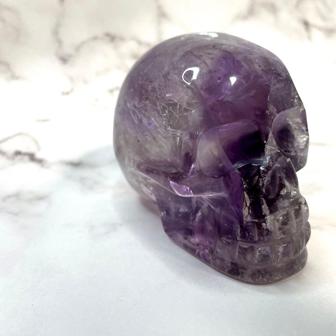 magical　アメジストスカル　バイーヤ産　虹煌めく双子のお姉さん　叡智