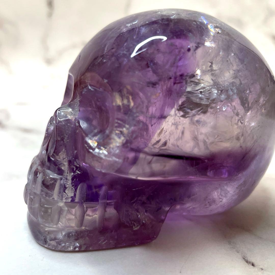 magical　アメジストスカル　バイーヤ産　虹煌めく双子のお姉さん　叡智