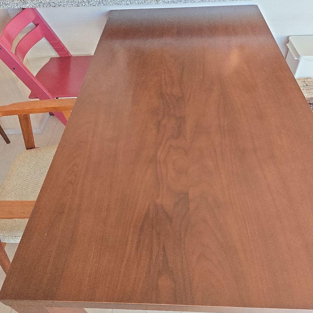 ダイニングテーブル　150×80×72　無垢　ウォールナット