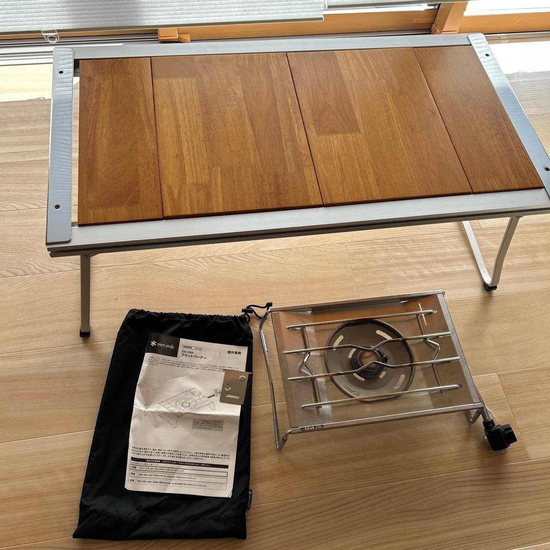 新品 スノーピーク エントリーIGT + フラットバーナー