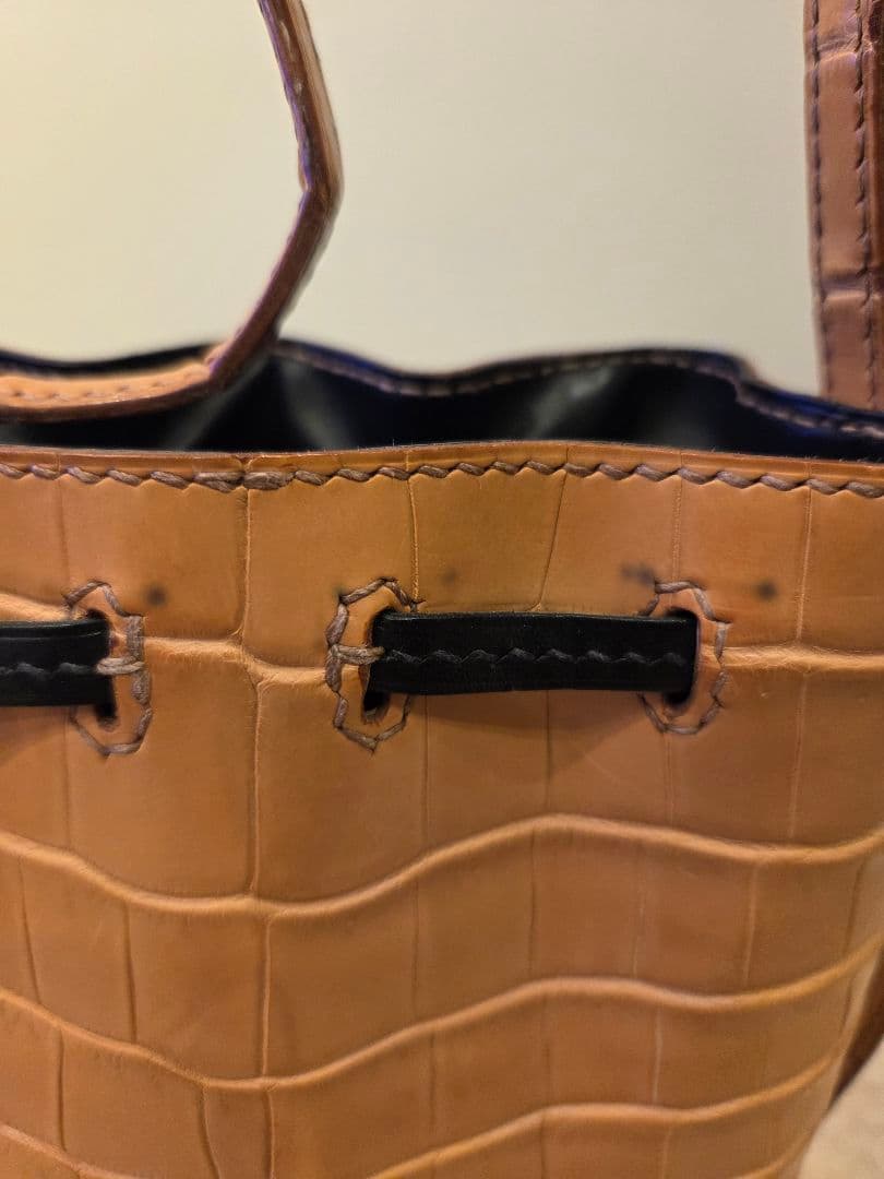 バッグ accalmie GOELAND Crocodile Calf