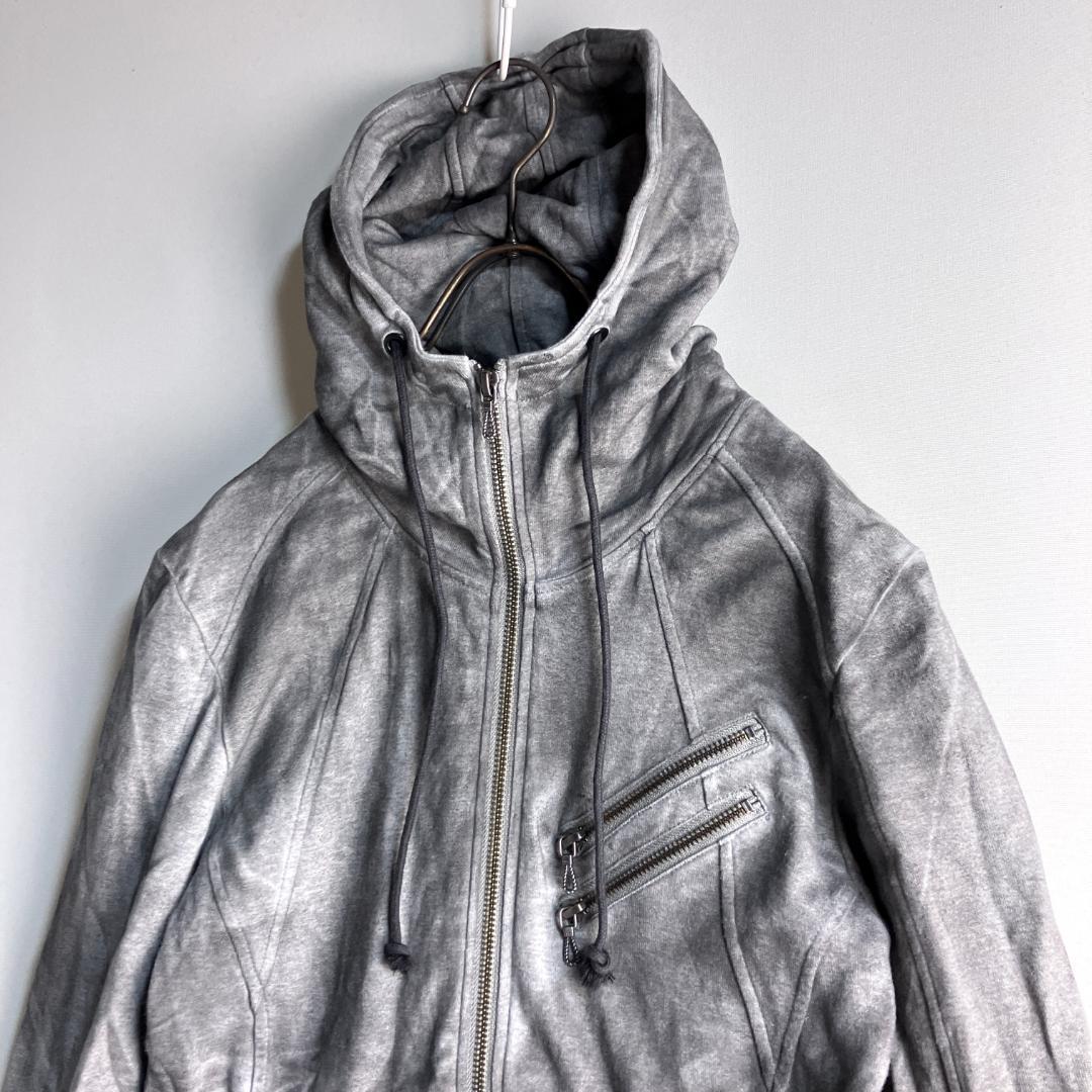 青みそさま　FUGA ネオグランジ y2k 変形フーディ マルチジップ フェード