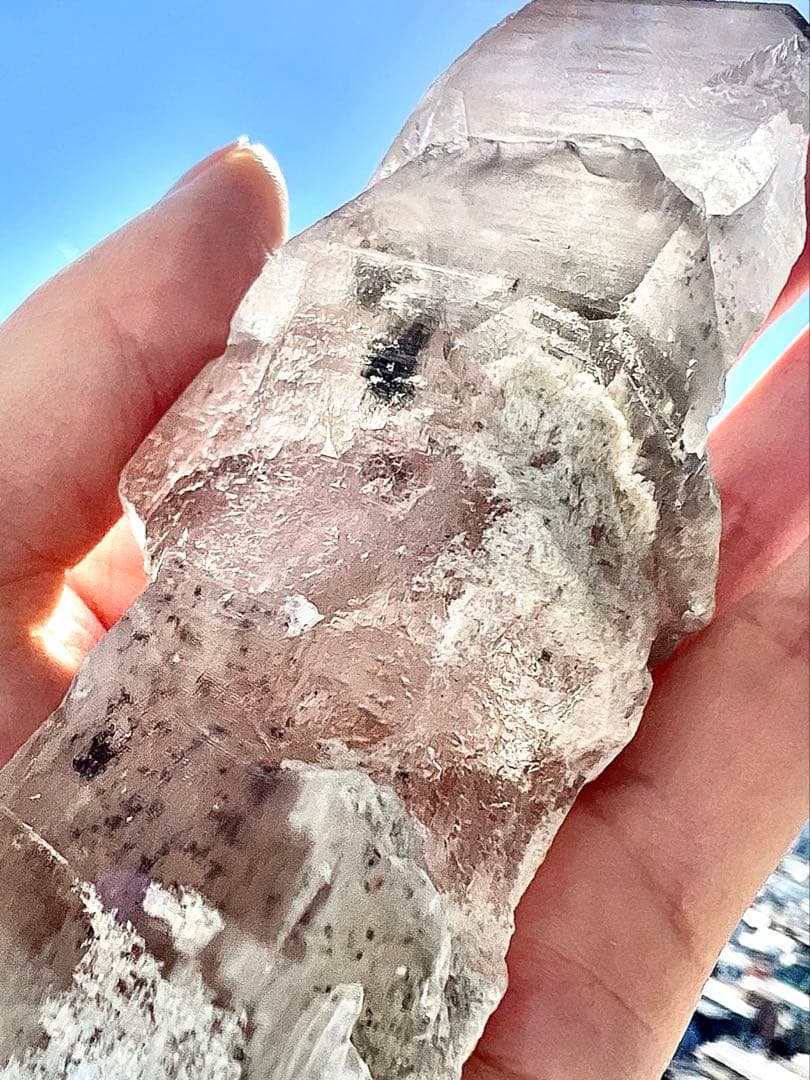 美超希少✨AAAAブラックファントムレムリアン✨天界のホワイトガーデンピュアレイ