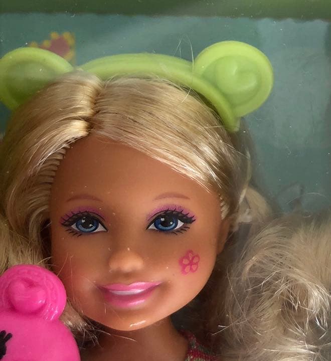 新品。アメリカで購入、バービー人形。ちびっ子勢揃い遊園地2012年