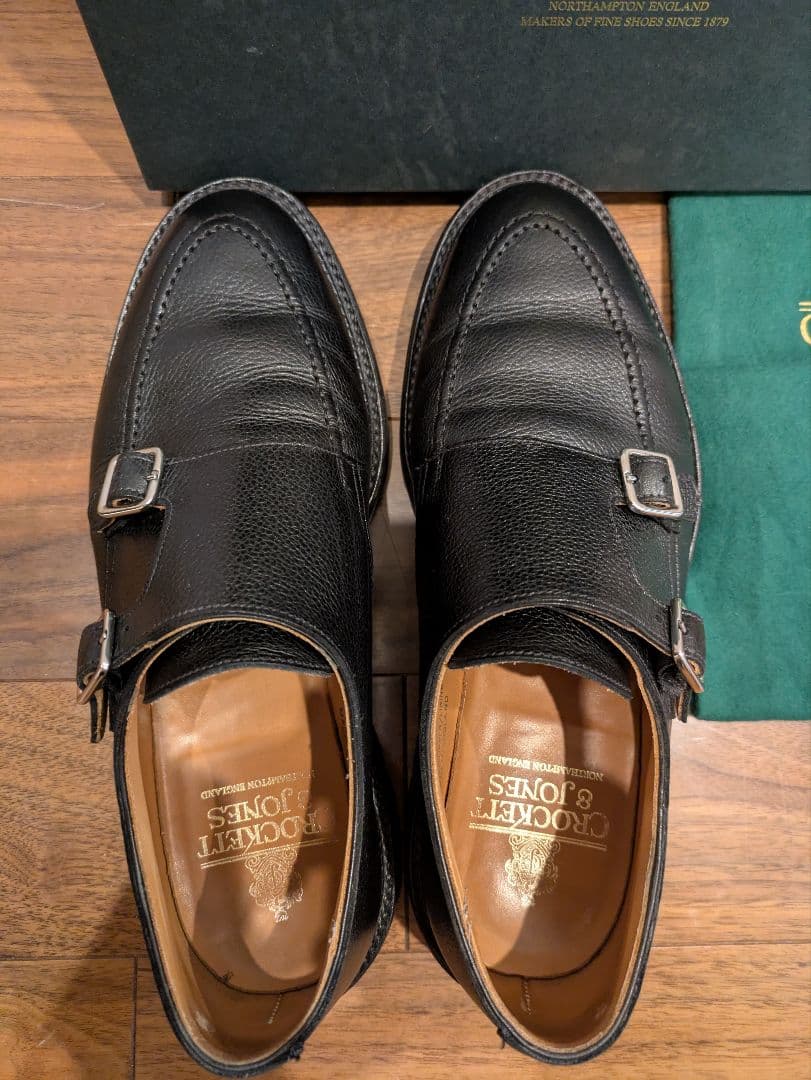 whitby crockett＆jones モンク グレイン 7E クロケット