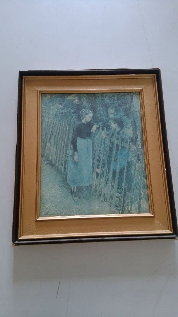 1926年　絵画　油絵　額　水墨画　水彩画　版画　骨董品　ピサロ